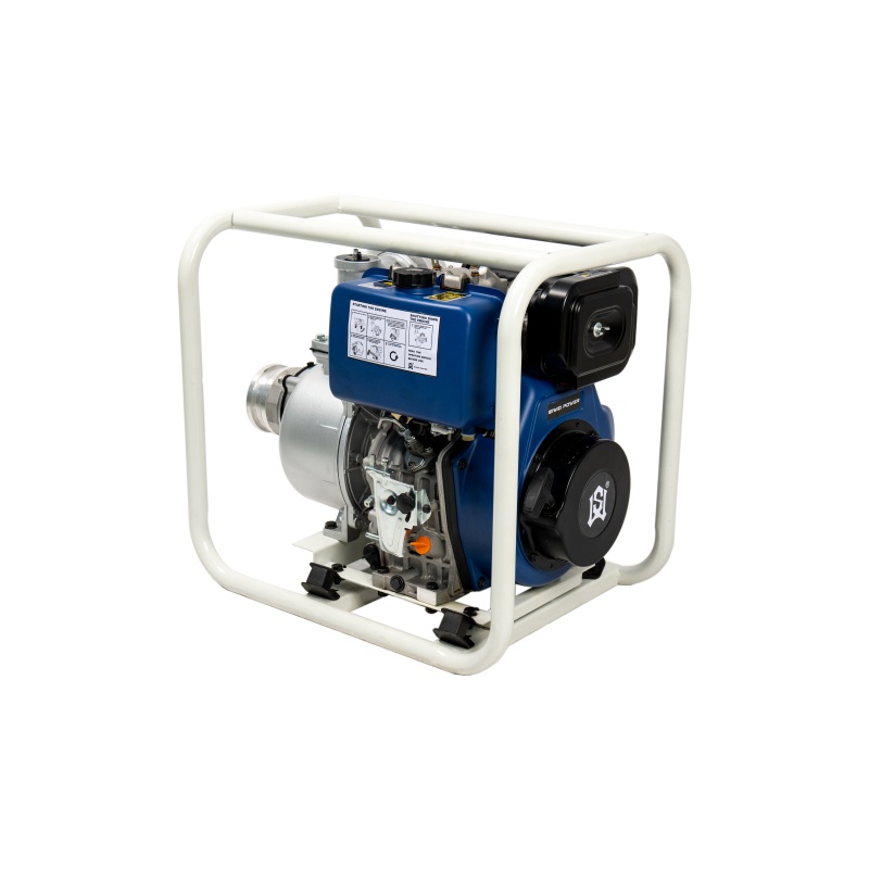 Bomba de motor diésel de 4' P100 con arranque manual de agua limpia