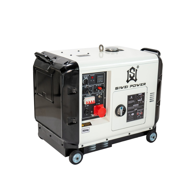 Generador diésel silencioso refrigerado por aire de 5kVA G50-S2