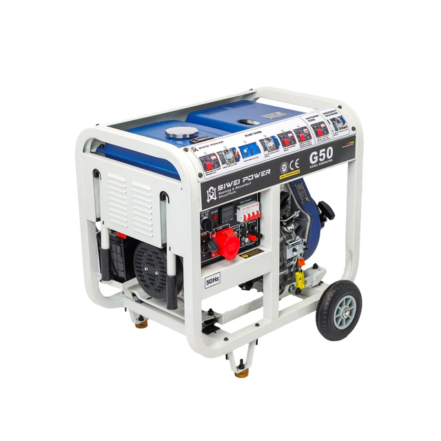 Generador diésel G50 refrigerado por aire de 5kVA