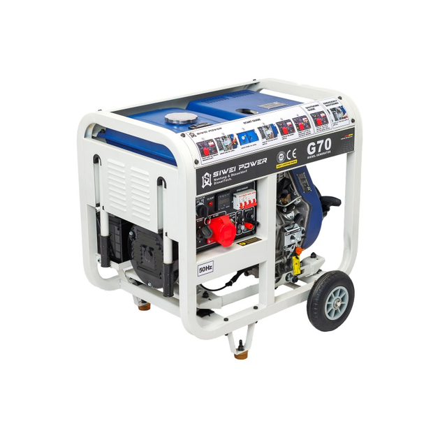 Generador diésel G70 refrigerado por aire de 7kVA