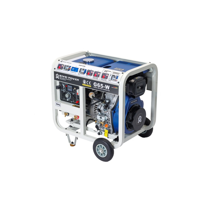 Generador de soldadura diésel refrigerado por aire 200A G65-W