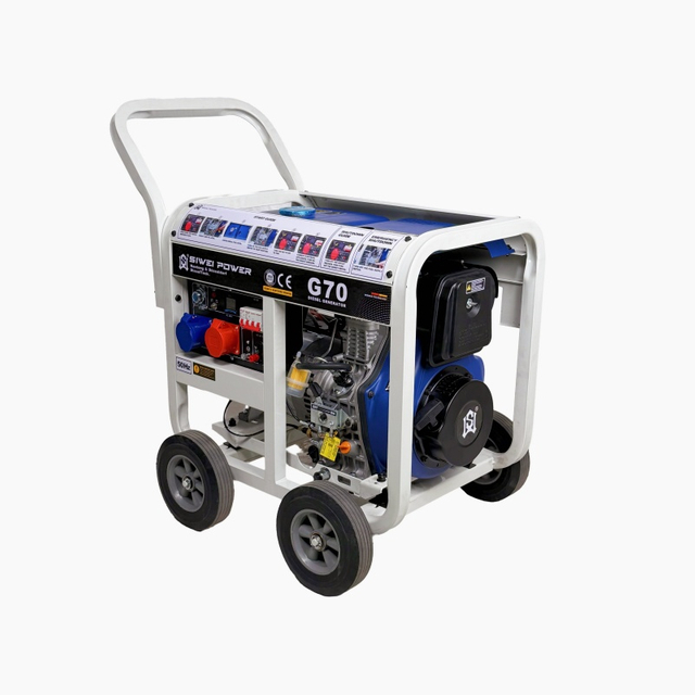 Generador diésel G70 refrigerado por aire 7kVA nuevo
