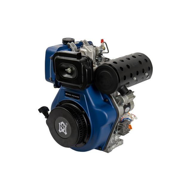 Motor diésel 192F refrigerado por aire de 9 CV y ​​10 CV