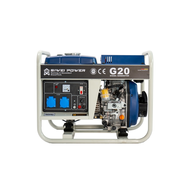 Generador diésel G20 refrigerado por aire 2kVA