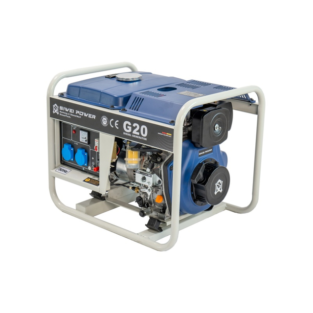 Generador diésel G20 refrigerado por aire 2kVA