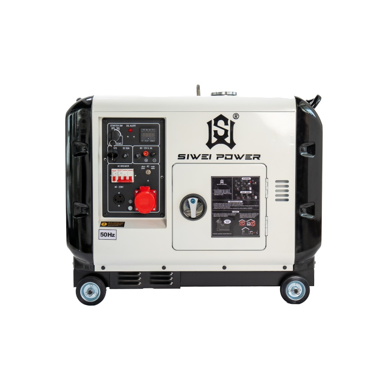 Generador diésel silencioso refrigerado por aire de 5kVA G50-S2