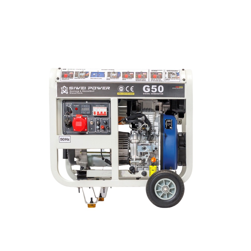Generador diésel G50 refrigerado por aire de 5kVA